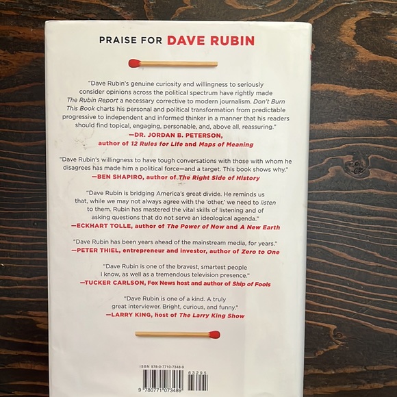 📕4/$20📕 Don’t burn this book hardcover book - Picture 2 of 4